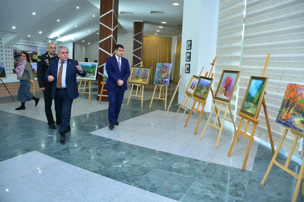 Ağstafada Azərbaycan Rəssamlar İttifaqının üzvü, məşhur rəssam Nəvai Mətinin 60 illik yubileyi qeyd olunub